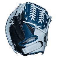 baseball glove and a softball glove
